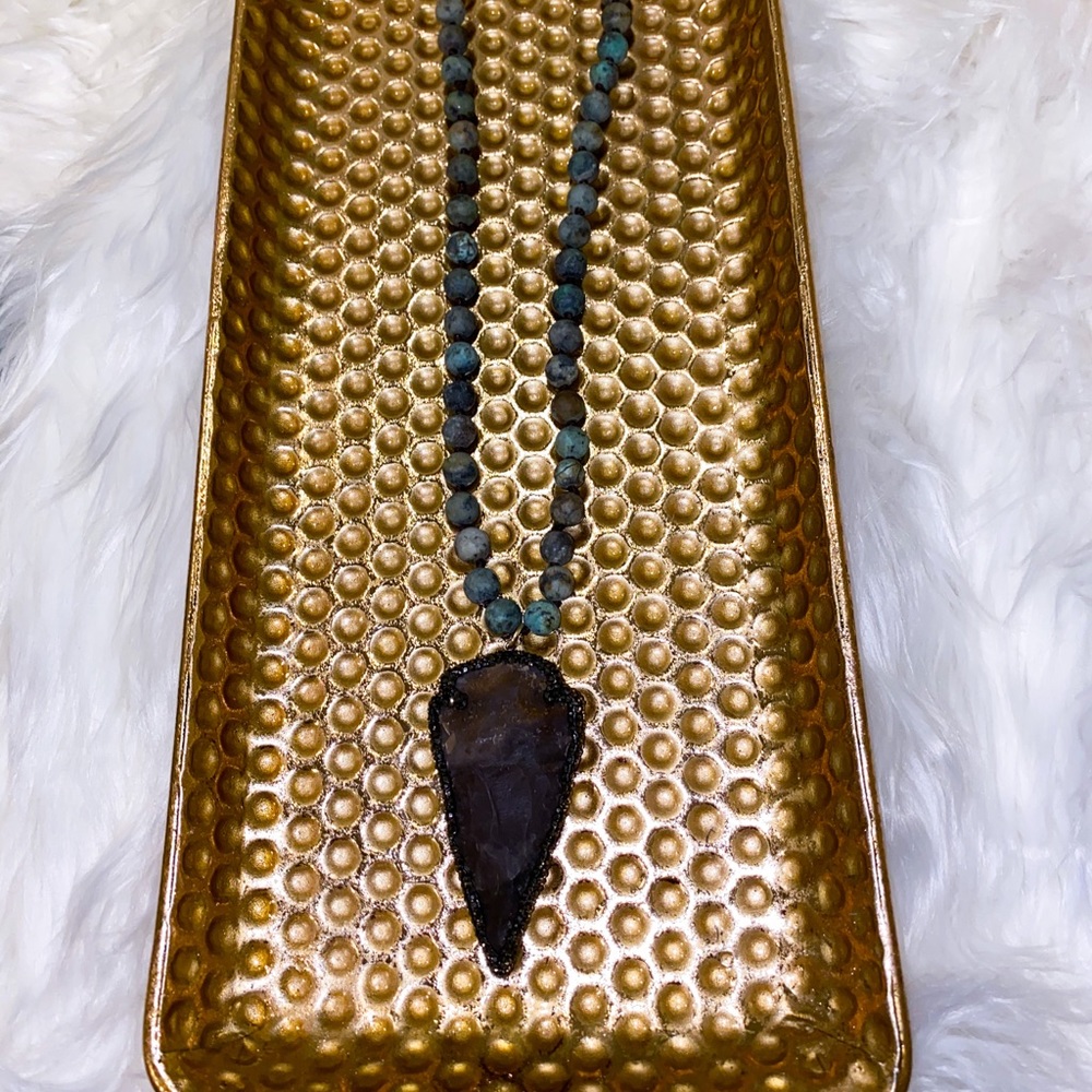 Arrowhead Beaded Necklace